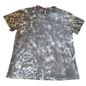 Lululemon All Yours Tee Women 8 Grey Marble Dye Relaxed‎ Fit Athleisure Core thumbnail 1