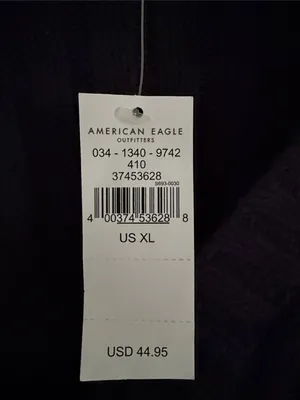 American Eagle Outfitters Dark Navy Ribbed V‑Neck Cardigan thumbnail 3