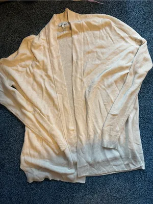 Joie size medium cardigan off white NWOT soft long versatile $250 thumbnail 1
