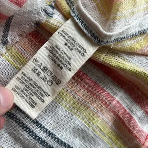 Free People Summer Nights‎ Striped Dress in Yellow Tunic Mini Size S Small Boho thumbnail 12