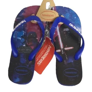 NWT Havaianas Star Wars Darth Vader flip‎ flops thumbnail 1