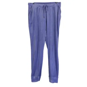 Juicy Couture Forever 21 Velour Rhinestone Logo Joggers Purple Y2K Bling Size L thumbnail 3