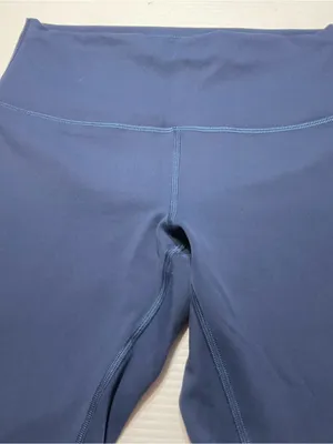 Lululemon Wunder Train High-Rise Crop 21" Regatta Blue Sz 8 thumbnail 3