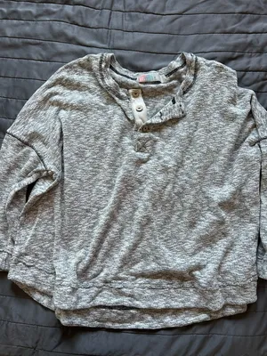 Free People Beach Sleep To Dream Henley thumbnail 3