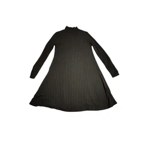 Ivanka Trump Black Ribbed Mock Neck Long‎ Sleeve A-Line Knit Dress Womens Small thumbnail 9