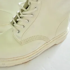Dr Martens 1460 Mono White Smooth Leather Lace Up Combat Boots Iconic Sole 8M/9L thumbnail 12