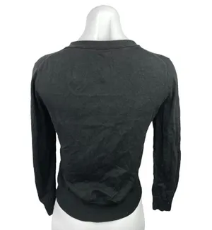 J.Crew Women's Black Long Sleeve V-Neck Button Up Cardigan Sweater Top Size S thumbnail 2