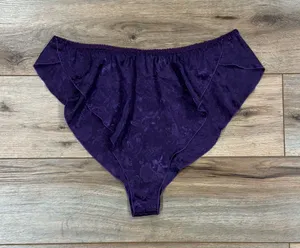 VICTORIA’S SECRET Vintage Chic 90s Gold Label Purple Sleep Shorts | Size Medium thumbnail 1