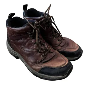 Ariat Terrain Cordovan ATS Leather Hiking Boots, style 70063 AS IS FOR PARTS thumbnail 1