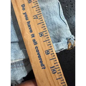 Levis Premium 501 Original Cutoff Shorts Light Wash Distressed‎ Blue 25 thumbnail 7