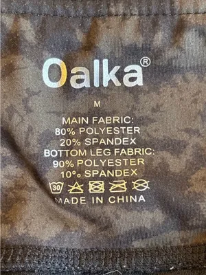 Oalka Camo Athletic Skort Medium Built-in Shorts Pockets Tennis Golf thumbnail 4