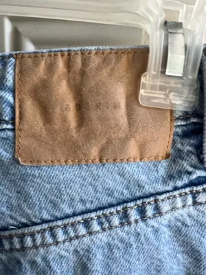 &Denim Light Blue Women's Boyfriend Jeans size 2 baggy loose fit high waist thumbnail 3
