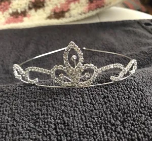 Bridal Hair Piece. Wedding Tiara. Prom Tiara. Pageant Crown. thumbnail 1