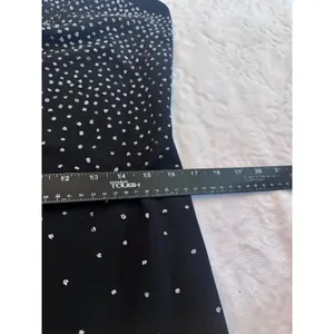 Onyx Nite Black Silver Sequin Strapless Evening Dress~ Size 10 thumbnail 12