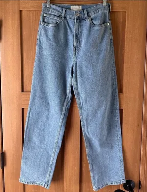Everlane The Way High Jean Straight Organic Cotton Light Wash Women’s size 27 R thumbnail 1