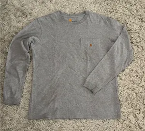 Carhartt Heather Gray Women’s Long Sleeve Tee Size M thumbnail 1