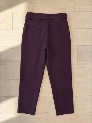 LOFT Paperbag Waist Tie Belt Ankle Pants Size 4 thumbnail 2