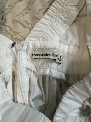 Abercrombie cotton ruffled babydoll dress S thumbnail 3