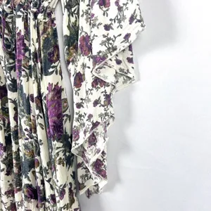 Free People Heart of‎ Gold Dress M Moody Floral Bell Sleeve Boho Whimsigoth Mini thumbnail 11