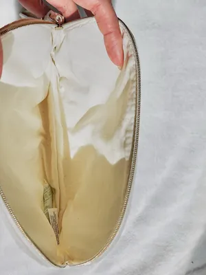 L'OCCITANE Cream Canvas Cosmetic Pouch - New thumbnail 4