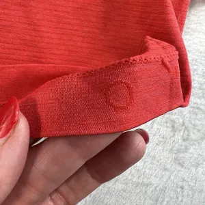 Lululemon Sz 0‎ Swiftly Tech Relaxed-Fit Polo Shirt Cropped Hot Heat / Red Glow thumbnail 7
