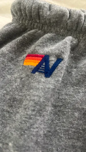 Aviator Nation Sweatpants 5 Stripe Grey thumbnail 4