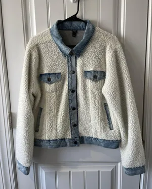 Wild Fable Sherpa Jean Jacket thumbnail 1