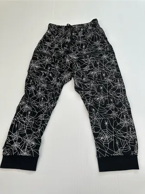 Dolls Kill Spider‎ Byte Reflective Drop Crotch Joggers, S thumbnail 3