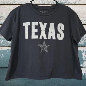 Grayson Threads Texas Star Cropped Tee thumbnail 1