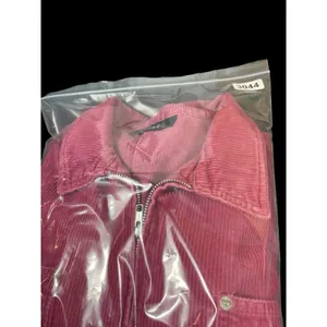 VTG Denim & Co Pink Corduroy Jacket Shacket S Zip Front Utility Workwear thumbnail 9