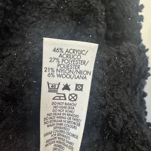 Dunnes Stores St Bernard Black‎ Popcorn Knit Shimmer Cardigan Jacket Size 10-12 thumbnail 8