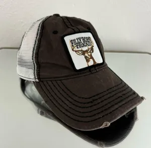 BILLY BOBS TEXAS Y2K Brown White Buck Rack Addict Country Baseball Hat thumbnail 1
