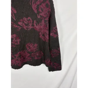 White House | Black Market Purple Wide Sleeve Mock Neck Sweater Size Medium thumbnail 2
