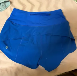 blazer blue tone size 4 2.5 lululemon speed up shorts high rise thumbnail 2
