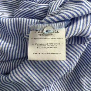 Faithfull the Brand Alice Blue Stripe‎ Tasseled Top Size US 6 thumbnail 13