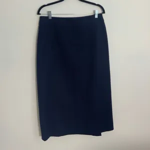 Pendleton‎ Virgin Wool Navy Midi Skirt size 8 thumbnail 2