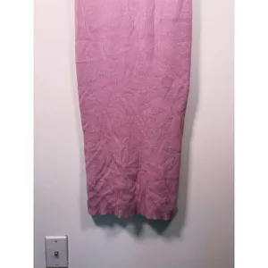 Abercrombie Sleeveless Twist Front Ribbed Midi Dress Size L Tall Pink Romantic thumbnail 12