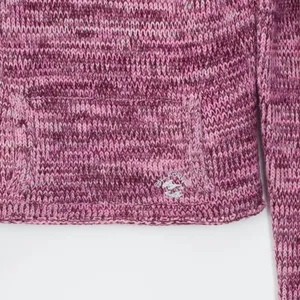 Billabong Womens Wool Blend Pullover Knit Sweater Pink Size XL‎ Mock Neck Y2K thumbnail 3