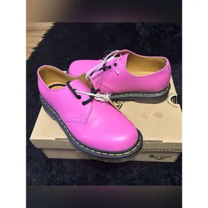 DR MARTENS 1461 pink leather lace up oxfords shoes women’s 7 new thumbnail 9