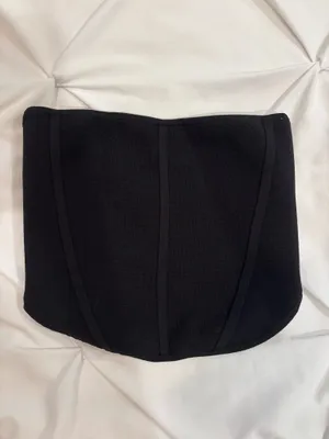 Black Tube Top Aritzia Babaton Sculpt Knit thumbnail 1