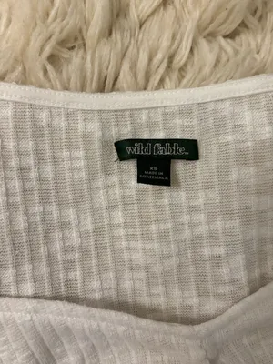 Wild Fable white long sleeve top thumbnail 5