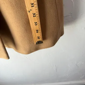 J Crew Double Breasted Wool Blend Coat Camel Size 14‎ Preppy Academia Old Money thumbnail 11