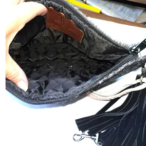 New Artisan Western-style crossbody bag cowhide calf hair Crafted Rodeo Boho thumbnail 4