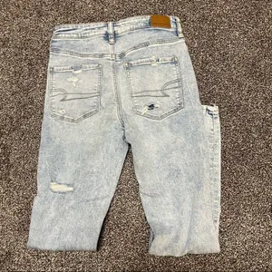 American Eagle Ne(X)T Level Ripped Super High-Waisted Jegging thumbnail 3