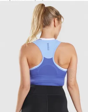 New Gymshark Pulse Crop Tank Top size small thumbnail 2