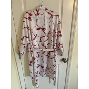 Pottery Barn Monique Lhuillier Aubrey Bow Robe XS/S thumbnail 3