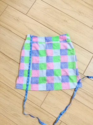 Vineyard Vines Golf Skort Womens 2 Patchwork Whale Pink Blue Green Tennis Preppy thumbnail 6