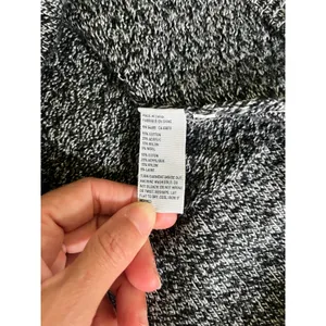 AEO Knit Crew Neck Sweater sz XS Cotton Y2K Grey Gorpcore Preppy Minimalist Fall thumbnail 7