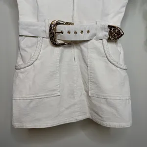 NWT Show Me Your Mumu Belted Outlaw Dress Cream Corduroy size XL Plus Size thumbnail 6
