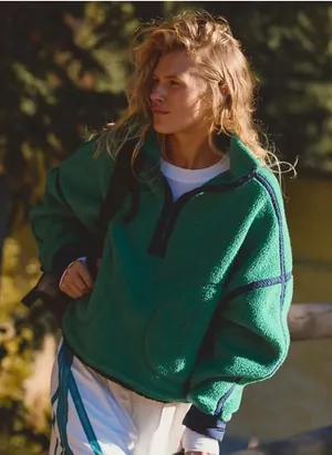 Free People Mountain Half-Zip Fleece thumbnail 1